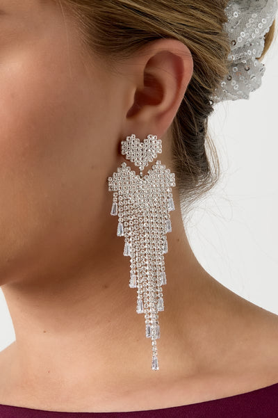 Copper Dangle Earrings Heart Casual Daily Simple Series Women's jewelry