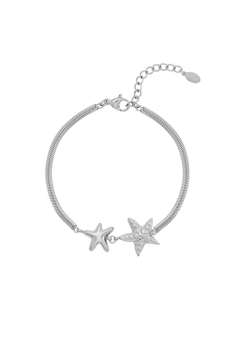 silver double star bracelet – elegant everyday jewelry