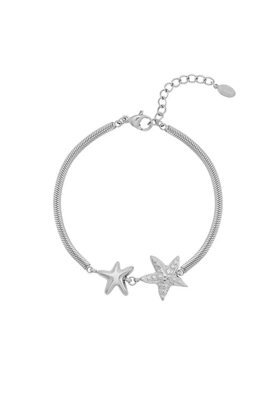 silver double star bracelet – elegant everyday jewelry