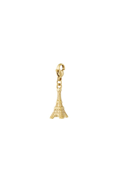 gold Eiffel Tower charm pendant