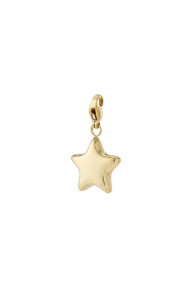 gold star charm pendant