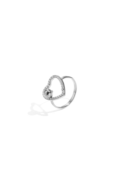 Stainless Steel Statement Rings Heart Casual Daily Simple Series Women's jewelry