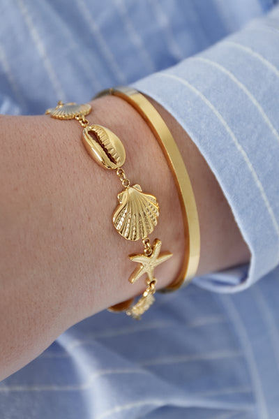 close-up of ocean breeze bracelet detail