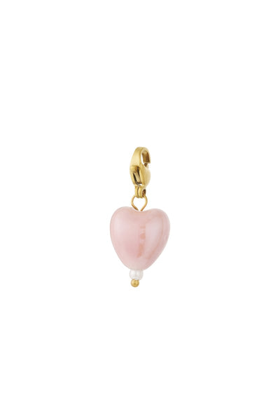 Pastel heart jewelry DIY charm