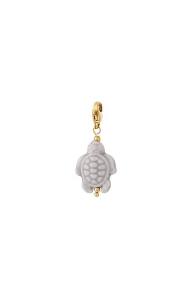 blue summer turtle charm pendant